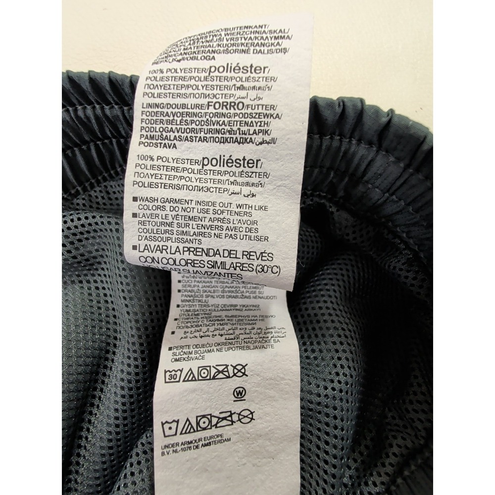 Under Armour Vital Woven Track Pants Mens 3XL Tall Gray Loose Fit Mesh Lined - Picture 8 of 10